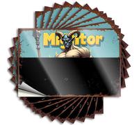 Funny Car Decals Mightor: The Horned Warrior's Epic Quest Stickers 10Pcs Bumper Stickers Funny Signs for Bar(8X12CM)