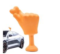 Funny Car Decorations - 3D Shaking Hand Car Decor for Men | Gesture Statue Helmet Sticker Decal Ornaments Hand Model for Men Women, Automotive Motorcycles Accessories