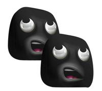 Funny Car Headrest Covers,2 Piece Halloween Cute Headrest Covers for Cars,Novelty Scary,Seat Protector Accessories for Auto Front Seat Rest Halloween Decoration