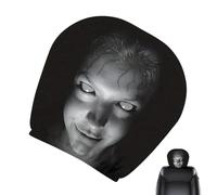 Funny Car Headrest Covers - Headrest Protective Cover | Auto Interior Accessories, For Daily Commute Road Trip Sedan SUVs RVs Drivers Fleet Managers Holiday Party Themed Event