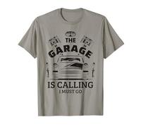 Funny Car Mechanic Automotive Workshop The Garage Is Calling T-Shirt