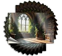 Funny Car Stickers Enchanted Library: A Gothic Retreat Stickers 10Pcs Funk Around and Find Out Sticker Funny Stickers(8X12CM)