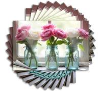 Funny Car Stickers Floral Inspirations: Love, Grow, Grace Stickers 10Pcs Funk Around and Find Out Sticker Funny Stickers(12X18CM)