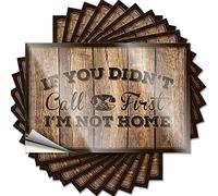 Funny Car Stickers If You Didn't Call First I'm Not Home Funny Sticker 10 Pcs Toolbox Stickers and Decals Cars Stickers(6X9CM)