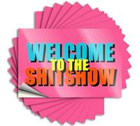 Funny Car Stickers Welcome to The Shitshow: A Bold Statement Stickers 10Pcs Car Bandaid Sticker Car Stickers and Decals(12X18CM)