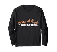 Funny Caracal Lover Kids Wild Cat Caracal Long Sleeve T-Shirt