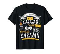 Funny Caravan Design For Caravanning & Campsite Staycation T-Shirt