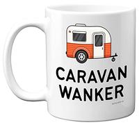 Funny Caravan Gifts Mug - Caravan W**ker - Rude Funny Christmas for Men Women, Caravan Mugs Coffee Tea Cup, Novelty Joke Rude Birthday Gift, 11oz Dishwasher and Microwave Safe Mugs