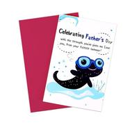 Funny Card for Dad, Hilarious Cool Gag Gift from Daughter Son Kids Birthday Card with Envelope Unique Happy Father's Day Gifts for Daddy Papa Men Who Have Everything