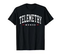 Funny Cardiac Telemetry Nurse Day and Nurse Week Nursing Value Graphic T-Shirt, Men, Black, M