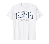 Funny Cardiac Telemetry Nurse Day and Nurse Week Nursing Value Graphic T-Shirt, Men, White, S