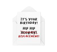 Funny Cards Birthday Card Hip Hooray Replacement 21st 30th 40th 50th 60th 70th Greeting Witty Humour Laughter Banter Joke Fun CBH46