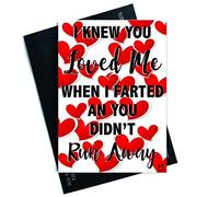 Funny Cards Humour Cards Fart Card Banter Card for Husband Boyfriend Wife Girlfriend Funny Birthday Cards Valentines Cards Witty Joke PC488