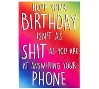 Funny Cards Rude Birthday Card Friend 18th 21st 40th 50th 60th 70th Greeting Card Witty Humour Laughter Banter Offensive Joke Card PC486