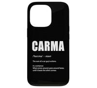 Funny CARMA Definition for Car Enthusiasts and Race Car Fans Case for iPhone 13 Pro