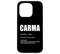 Funny CARMA Definition for Car Enthusiasts and Race Car Fans Case for iPhone 15 Pro