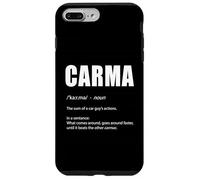 Funny CARMA Definition for Car Enthusiasts and Race Car Fans Case for iPhone 7 Plus/8 Plus