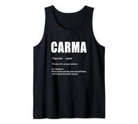 Funny CARMA Definition for Car Enthusiasts and Race Car Fans Tank Top
