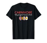 Funny Carnivore Diet "The Proper Human Diet" T-Shirt