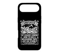 Funny Carpenter Measuring Tape Quote Woodwork Graphic Design Case for iPhone Air