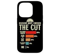 Funny Carpenter Reasons why i missed the cut Woodworker Case for iPhone 14 Pro