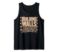 Funny Carpentry Timber Framing Construction Trades Tank Top