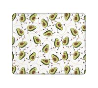 Funny Cartoon Avocados Print Mouse Pad,Square Waterproof Non Slips Rubber Base MousePads for Office PC Laptop