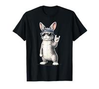 Funny Cartoon Bunny Hip Hop Street Style Humor Easter Bunny T-Shirt