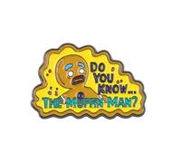 Funny Cartoon Gingerbread Enamel Pin For Millennials, Nostalgic Gingerbread Humor Pin Brooch, Retro Pop Culture Brooch Badge For Nostalgia, Classic Novelty Quote Lapel Badge, Funny Millennial Meme
