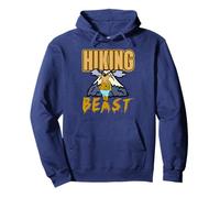 Funny Cartoon Hiking Beast Animal Wilderness Journey Pullover Hoodie