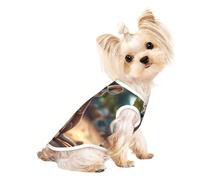 Funny Cartoon Kangaroo Zoo (2) Print Pet Sleeveless T-Shirt Fashion Indoor Outdoor Apparel Daily Wear Party Tank Top