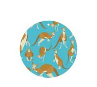 Funny Cartoon Kangaroo Zoo Printing 10 Pcs Car Air Fresheners Cards For Scented Hanging Sheets For Bathroom With Rope