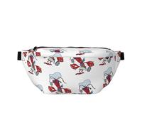 Funny Cartoon Lobster Cook Travel Crossbody Chest Bag Compact Festival Bum Bag for Running, Hiking, Cycling, Workouts