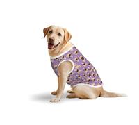Funny Cartoon Pug Puppy Dog Large Pet Cotton Vest For Dogs – Comfortable & Breathable Dog Apparel For Daily Wear, Outdoor Activities & Special Occasions