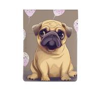 Funny Cartoon Pug Puppy Dog Printed Laptop Sleeve Bag 13-Inch - Leather Laptop Sleeve Case Shockproof Protective Computer Cover Bag