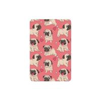 Funny Cartoon Pug Puppy Dog Printing 10 Pcs Car Air Freshener Fragrant Sheets,Car Hanging Accessories With Strings For Decor