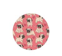 Funny Cartoon Pug Puppy Dog Printing Fashion Car Air Freshener Cards 10 Pcs Car Scented Hanging Sheets