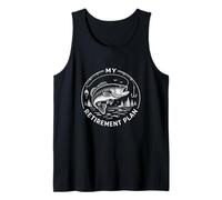 Funny Casual Retirement Plan Fishing Enjoying Retired Life Tank Top