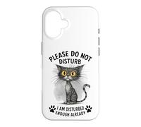 Funny Cat Already Bothered Leave Me Alone Kitty Case for iPhone 16