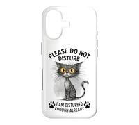 Funny Cat Already Bothered Leave Me Alone Kitty Case for iPhone 17