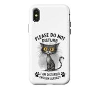 Funny Cat Already Bothered Leave Me Alone Kitty Case for iPhone X/XS