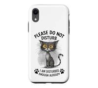 Funny Cat Already Bothered Leave Me Alone Kitty Case for iPhone XR
