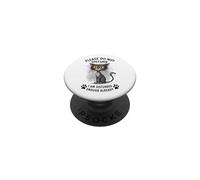 Funny Cat Already Bothered Leave Me Alone Kitty PopSockets Adhesive PopGrip