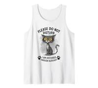 Funny Cat Already Bothered Leave Me Alone Kitty Tank Top