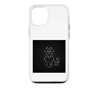 Funny Cat Ascii Art Case for iPhone 12/12 Pro
