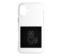 Funny Cat Ascii Art Case for iPhone 16 Plus