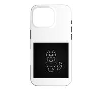 Funny Cat Ascii Art Case for iPhone 16 Pro