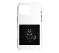 Funny Cat Ascii Art Case for iPhone 16 Pro Max