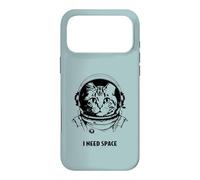 Funny cat astronaut I need space cute antisocial retro cats Case for iPhone 17 Pro Max