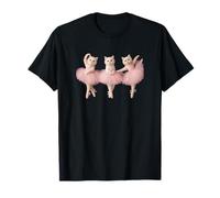 Funny Cat Ballet Dancer Mom Ballerina Cute Cat Graphic T-Shirt